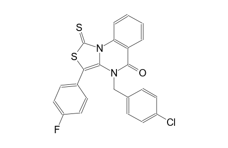 thiazolo[3,4-a]quinazolin-5(4H)-one, 4-[(4-chlorophenyl)methyl]-3-(4-fluorophenyl)-1-thioxo-