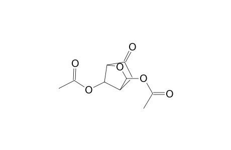 2-Oxabicyclo[2.2.1]heptan-6-one, 3,7-bis(acetyloxy)-, (exo,syn)-(.+-.)-