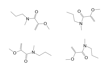 2-METHOXY-N-METHYL-N-PROPYLACRYLAMIDE;MIXTURE_OF_ISOMERS