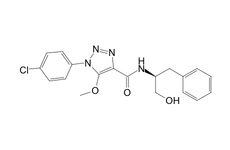 (S)-1-(4-Chlorophenyl)-N-(1-hydroxy-3-phenylpropan-2-yl)-5-methoxy-1H-1,2,3-triazole-4-carboxamide