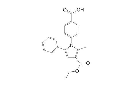 1H-pyrrole-3-carboxylic acid, 1-(4-carboxyphenyl)-2-methyl-5-phenyl-, ethyl ester