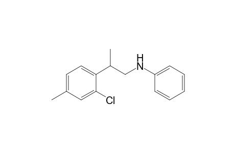 N-(2-(2-Chloro-4-methylphenyl)propyl)aniline