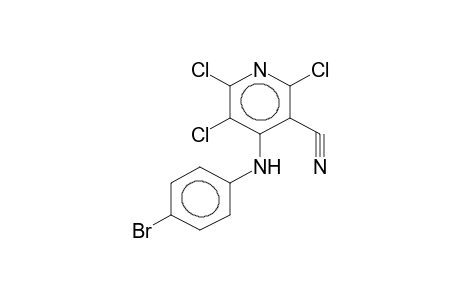 4-(PARA-BROMOPHENYLAMINO)TRICHLORO-3-CYANOPYRIDINE