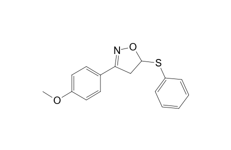 3-(4-Methoxyphenyl)-5-(phenylthio)-2-isoxazoline