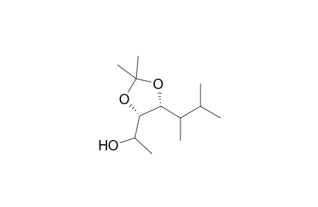 (4R,5S)-2,2-Dimethyl-4-(1',2'-dimethylpropyl)-5-(1'-hydroxyethyl)-1,3-dioxolane: