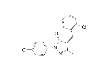 (4Z)-4-(2-Chlorobenzylidene)-2-(4-chlorophenyl)-5-methyl-2,4-dihydro-3H-pyrazol-3-one