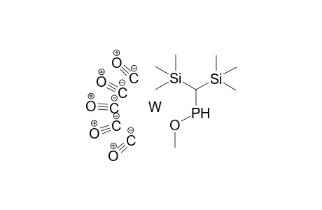 Bis(trimethylsilyl)methyl-methoxy-phosphane pentacarbonyl tungsten
