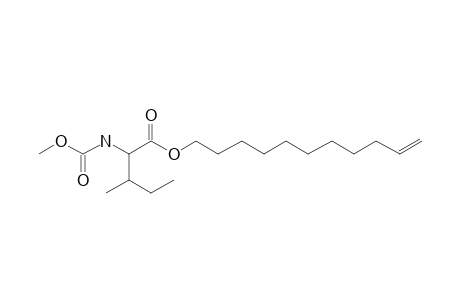 L-Isoleucine, N-methoxycarbonyl-, undec-10- enyl ester