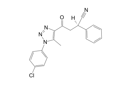 (R)-4-(1-(4-chlorophenyl)-5-methyl-1H-1,2,3-triazol-4-yl)-4-oxo-2-phenylbutanenitrile