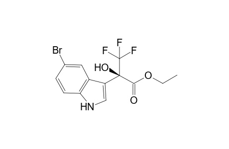(R)-Ethyl 3,3,3-trifluoro-2-hydroxy-2-(5-bromo-indol-3-yl)propanoate