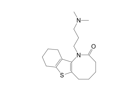 Azocino[3,2-c]benzothiophen-2(1H)-one, 3,4,5,6,8,9,10,11-octahydro-1-(3-dimethylaminopropyl)-