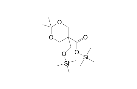1,3-Dioxane-5-carboxylic acid, 2,2-dimethyl-5-[[(trimethylsilyl)oxy]methyl]-, trimethylsilyl ester