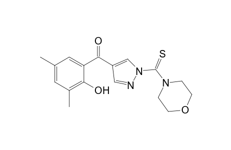 4-(2-Hydroxy-3,5-dimethylbenzoyl)-1-(morpholin-4-ylcarbonothioyl)-1H-pyrazole