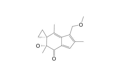 (5'R)-5'-hydroxy-1'-(methoxymethyl)-2',5',7'-trimethylspiro[cyclopropane-1,6'-indene]-4'-one