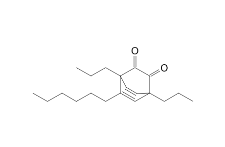 1,4-Dipropyl-7-n-hexylbicyclo[2.2.2]octa-5,7-diene-2,3-dione