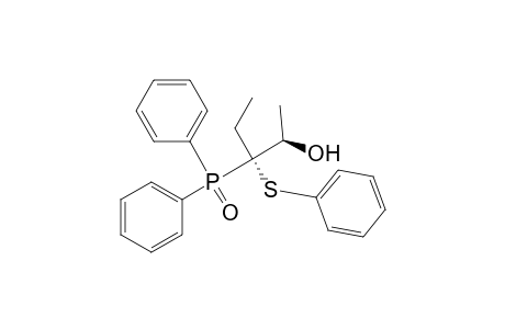 2-Pentanol, 3-(diphenylphosphinyl)-3-(phenylthio)-, (R*,R*)-