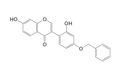 4H-1-Benzopyran-4-one, 7-hydroxy-3-[2-hydroxy-4-(phenylmethoxy)phenyl]-