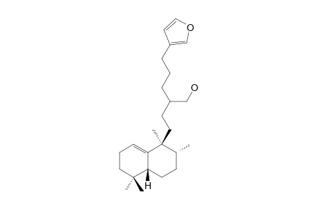 2-[2-[(1S,2R,4aR)-1,2,5,5-tetramethyl-2,3,4,4a,6,7-hexahydronaphthalen-1-yl]ethyl]-5-furan-3-ylpentan-1-ol