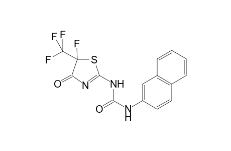 N-[5-Fluoro-4-oxo-5-(trifluoromethyl)-4,5-dihydro-1,3-thiazol-2-yl]-N'-(2-naphthyl)urea
