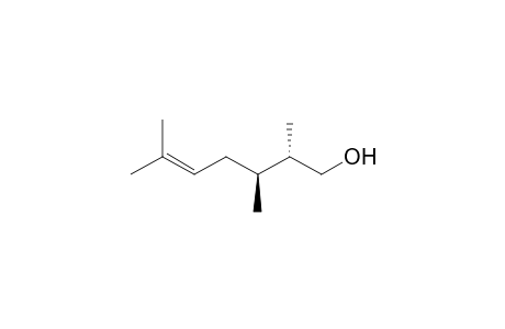 (2S,3S)-2,3,6-trimethylhept-5-en-1-ol