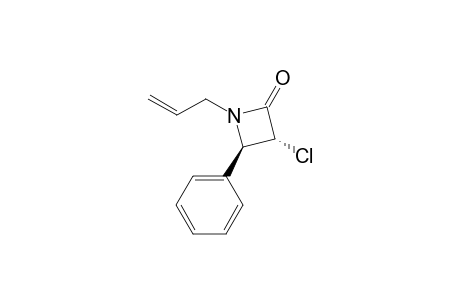 trans-1-Allyl-3-chloro-4-phenylazetidin-2-one