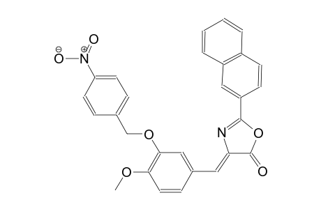 (4Z)-4-{4-methoxy-3-[(4-nitrobenzyl)oxy]benzylidene}-2-(2-naphthyl)-1,3-oxazol-5(4H)-one