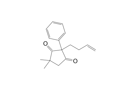 2-(But-3-enyl)-4,4-dimethyl-2-phenylcyclopentane-1,3-dione