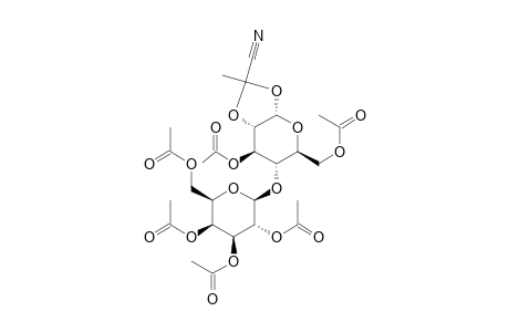 1,2-O-(1-Cyano)-ethylidene-3,6-di-O-acetyl-4-O-(2,3,4,6-tetra-O-acetyl-b-d-galactopyranosyl)-a-d-glucopyranose