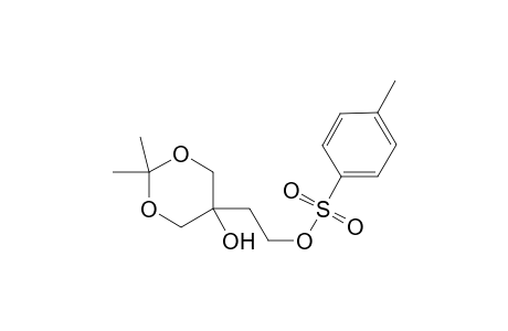 2-(5'-Mydroxy-2',2'-dimethyl-1',3'-dioxan-5'-yl)ethyl p-methylbenzenesulfonate