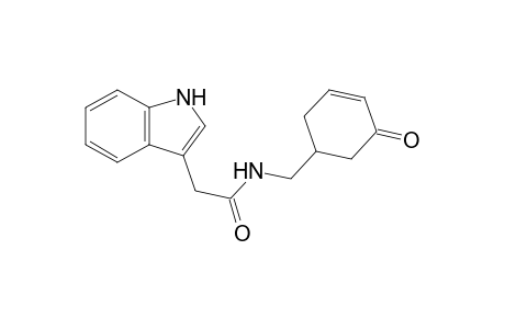 5-(3-Indolylacetyl)aminomethyl-2-cyclohexenone