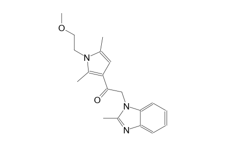 ethanone, 1-[1-(2-methoxyethyl)-2,5-dimethyl-1H-pyrrol-3-yl]-2-(2-methyl-1H-benzimidazol-1-yl)-