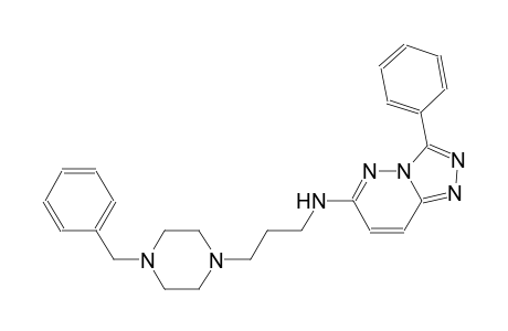 [1,2,4]triazolo[4,3-b]pyridazin-6-amine, 3-phenyl-N-[3-[4-(phenylmethyl)-1-piperazinyl]propyl]-