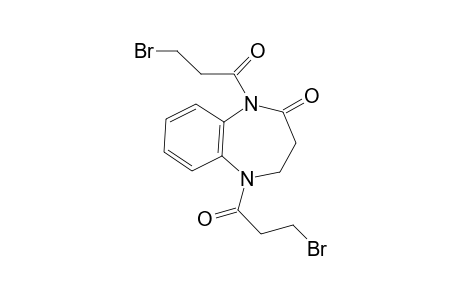 1,5-Di(3-bromopropanoyl)-2,3,4,5-tetrahydro-1H-1,5-benzodiazepin-2-one