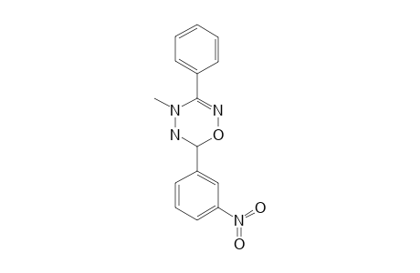 3-PHENYL-6-(3-NITROPHENYL)-5,6-DIHYDRO-4H-1,2,4,5-OXATRIAZINE
