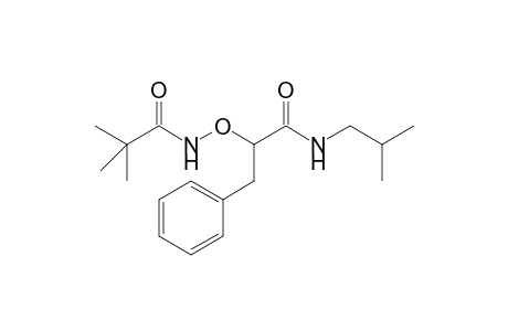 N-(1-Isobutylcarbamoyl-2-phenyl-ethoxy)-2,2-dimethyl-propionamide
