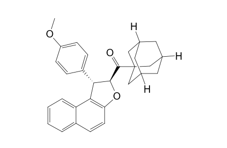 trans-1-Adamantyl-1-(4-methoxyphenyl)-1,2-dihydronaphtho-[2,1-b]furan-2-ylmethanone