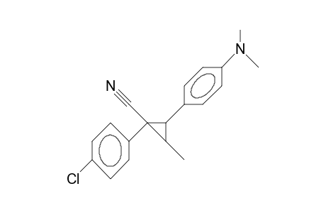 1-(4-Chloro-phenyl)-1-cyano-3-methyl-2-(4-dimethylamino-phenyl)-cyclopropane