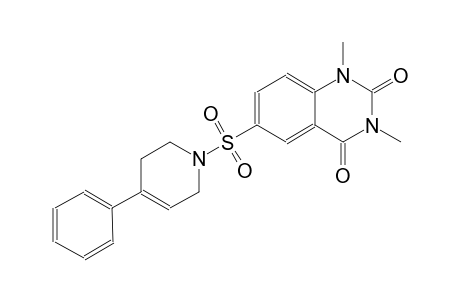 1,3-dimethyl-6-[(4-phenyl-3,6-dihydro-1(2H)-pyridinyl)sulfonyl]-2,4(1H,3H)-quinazolinedione