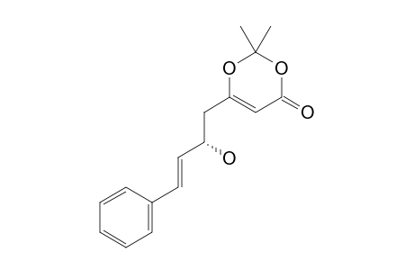 (5R)-6-(2-HYDROXY-4-PHENYL-3-BUTENYL)-2,2-DIMETHYL-[1,3]-DIOXIN-4-ONE