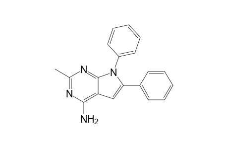 2-methyl-4-amino-6,7-diphenyl-7H-pyrrolo[2,3-d]pyrimidine