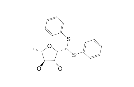 DIPHENYL-DITHIOACETAL-2,5-ANHYDRO-6-DEOXY-L-GLUCOSE