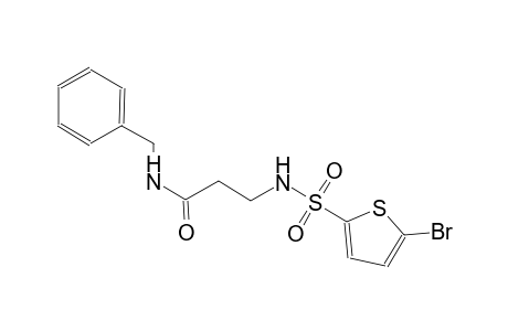 N-benzyl-3-{[(5-bromo-2-thienyl)sulfonyl]amino}propanamide