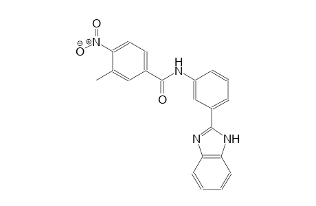 N-[3-(1H-benzimidazol-2-yl)phenyl]-3-methyl-4-nitrobenzamide