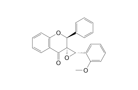 (2S,3S,3'S)-3'-(2-methoxyphenyl)-2-phenyl-spiro[chromane-3,2'-oxirane]-4-one