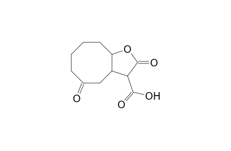 (+-)-2,5-Dioxoperhydrocycloocta[b]furan-3-carboxylic acid