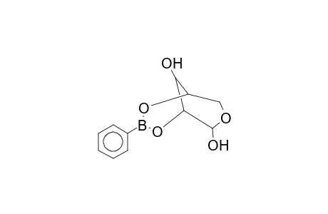 .alpha.-D-ribopyranose, cyclic 2,4-(phenylboronate)