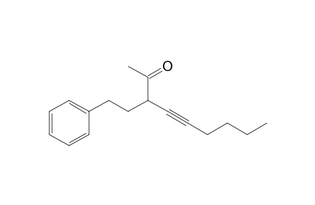 3-(2-Phenylethyl)-4-nonyn-2-one