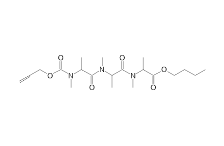 Alanylalanylalanine, N,N',N''-trimethyl-N''-allyloxycarbonyl-, butyl ester