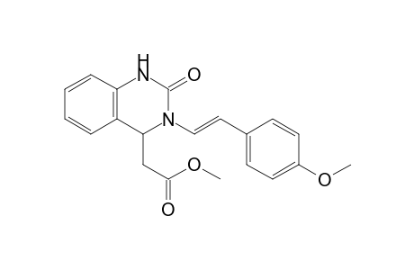 Methyl 2-oxo-3-[2-(4-methoxyphenyl)vinyl]-3,4-dihydroquinazolin-4-acetate