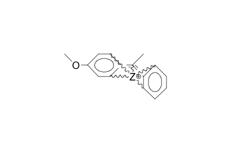 (4-Methoxy-phenyl)-methyl-phenyl-carbenium cation